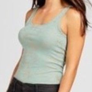 Women's Marble Any Day Tank - Mint & Rose Gold